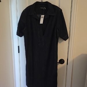 Ralph Lauren Dark Blue Midi Dress